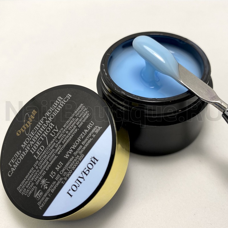 ОПЦИЯ Гель Моделирующий самовыравнивающийся "ГОЛУБОЙ" 15мл