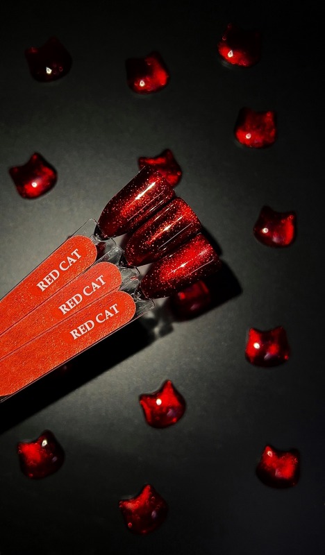 Гель лак Enigma Red Cat, 6 мл.
