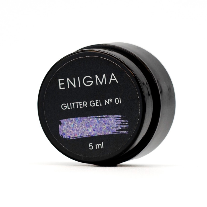 Глиттер гель Enigma 001 5г