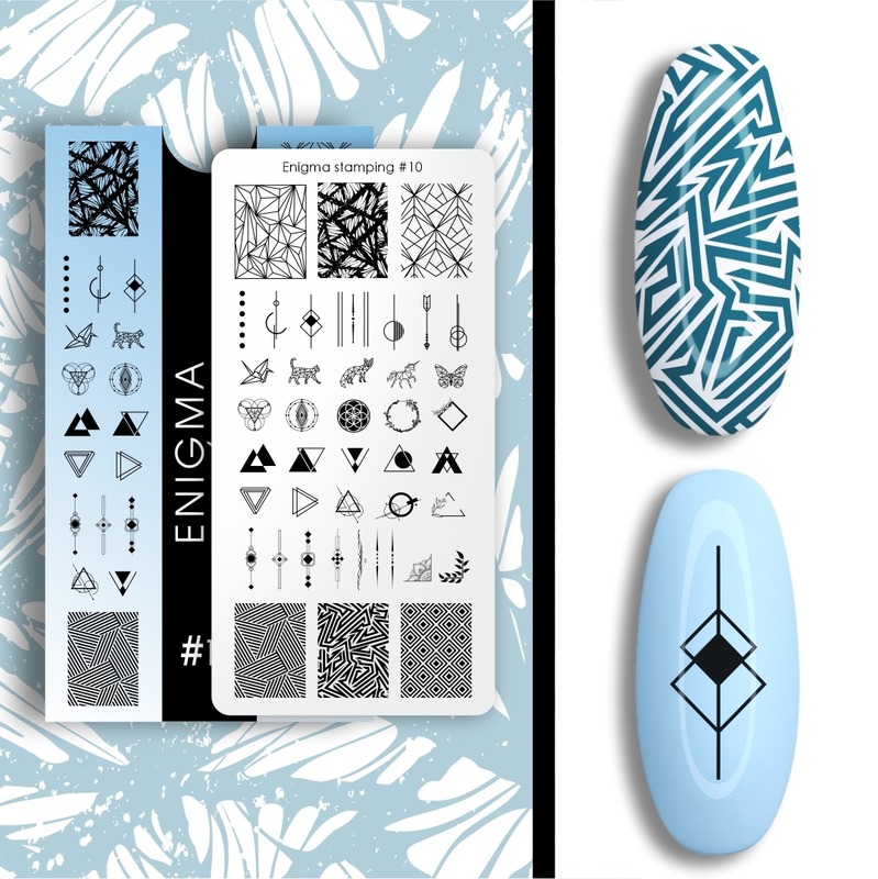 Enigma пластина для стемпинга 010