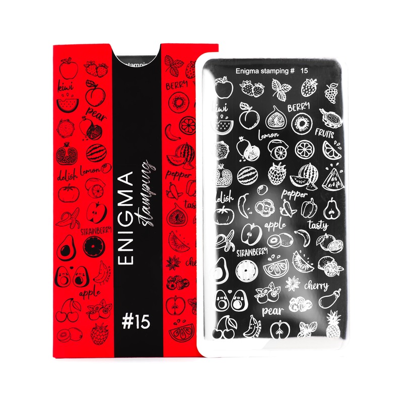 Enigma пластина для стемпинга 015