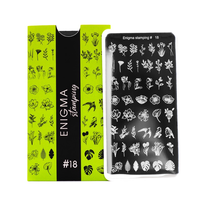 Enigma пластина для стемпинга 018