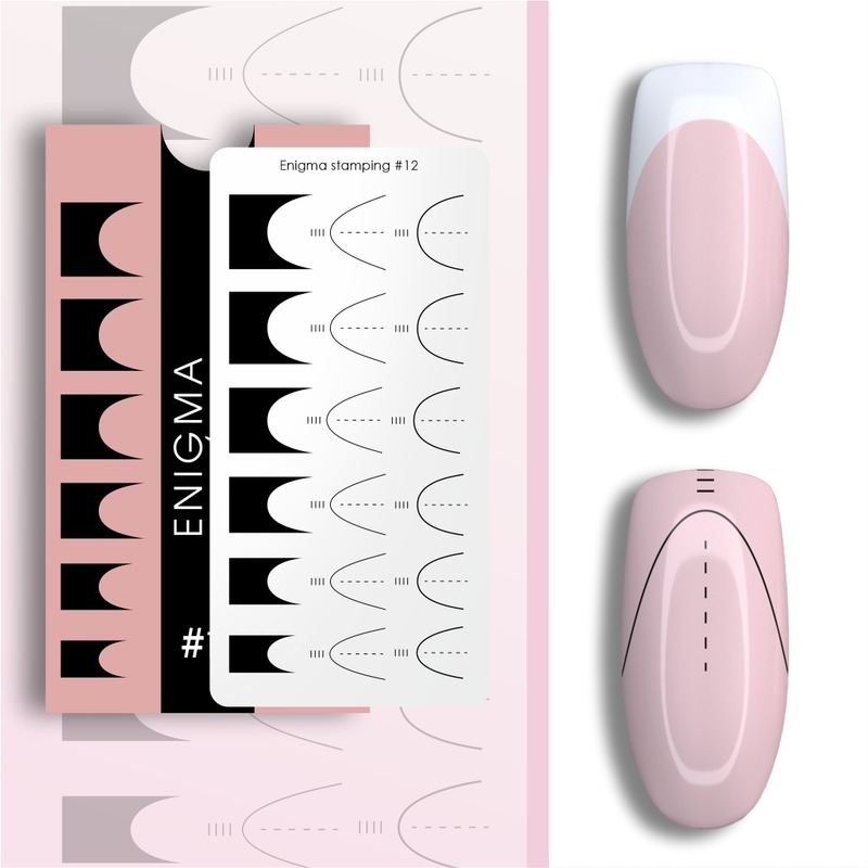 Enigma пластина для стемпинга 012