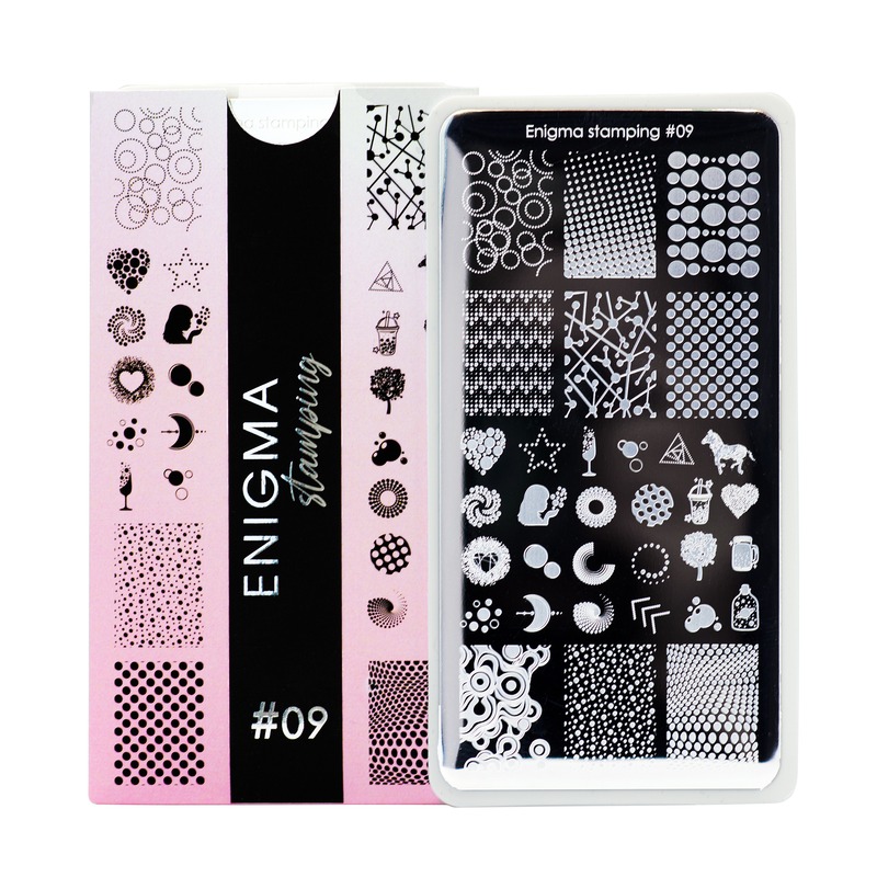 Enigma пластина для стемпинга 009