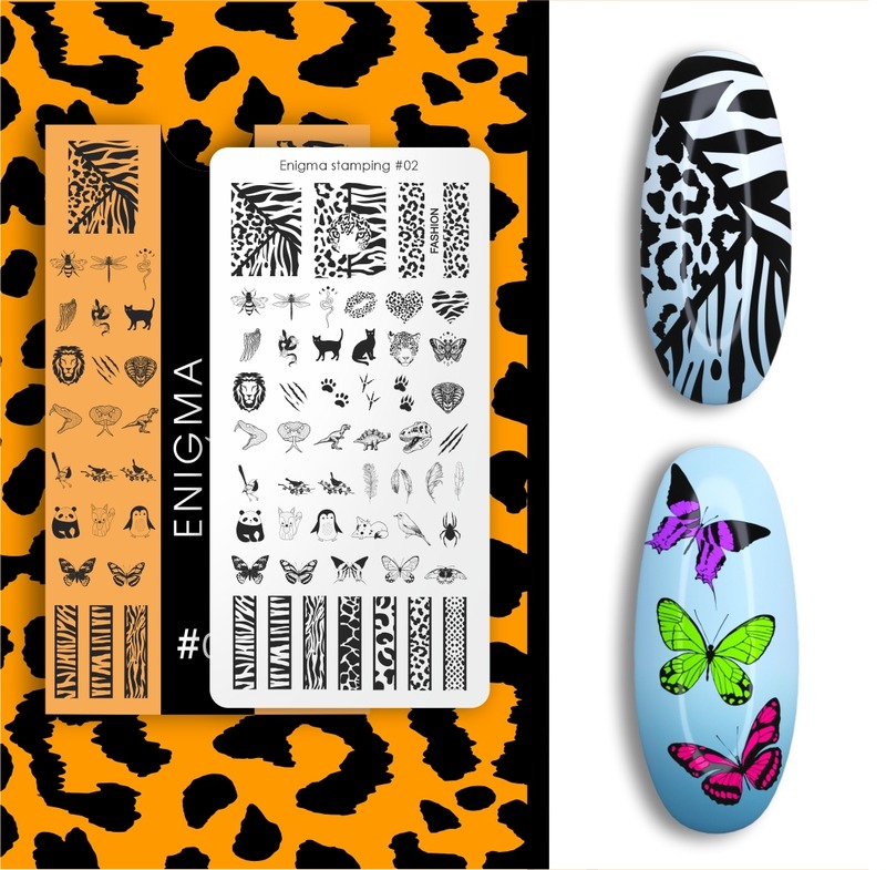 Enigma пластина для стемпинга 002