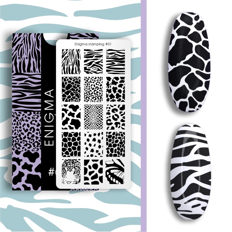 Enigma пластина для стемпинга 001