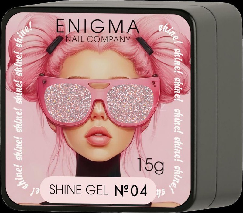 Гель для наращивания ENIGMA Shine gel 04 15g.