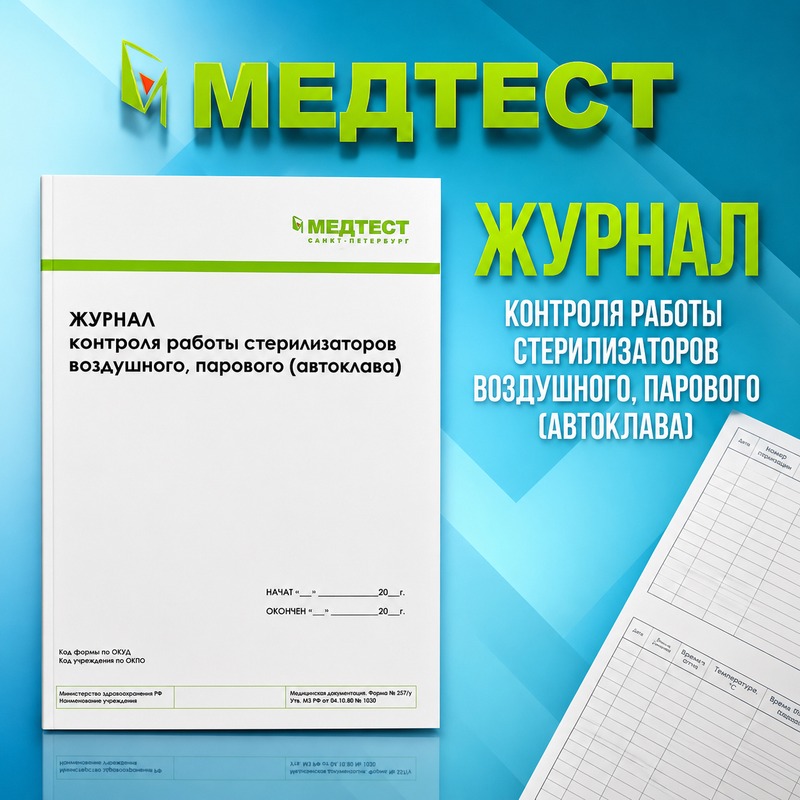 Медтест Каталог контроля работы стерилизаторов