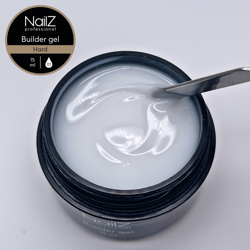 Гель для наращивания NailZ Hard 01, 15 мл