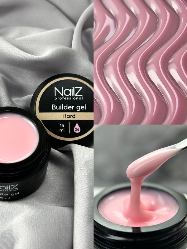 Гель для наращивания NailZ Hard 06, 15 мл