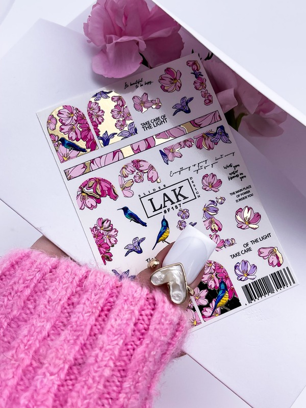 Слайдер-дизайн LAK NAILS #F187