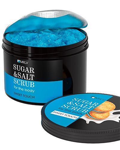 Milv Скраб Сахарно-солевой для тела «Печенье» 600 г