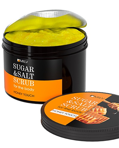 Milv Скраб Сахарно-солевой для тела «Мёд» 600 г