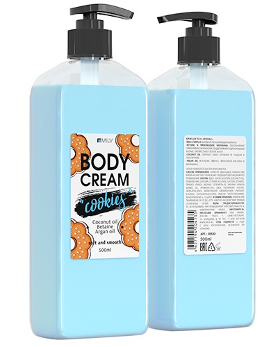 Крем Milv для тела "Печенье" 500мл