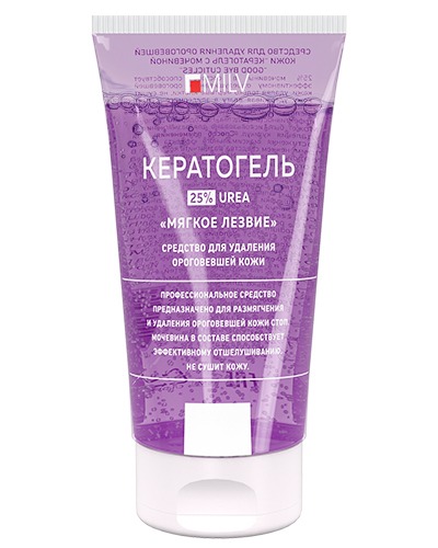 Кератогель Milv для ног с мочевиной 150мл