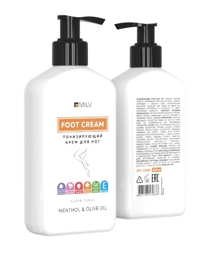 Milv для ног "Тонизирующий" 340мл