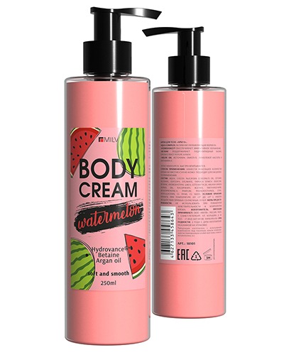 Крем Milv для тела "Арбуз" 250 мл