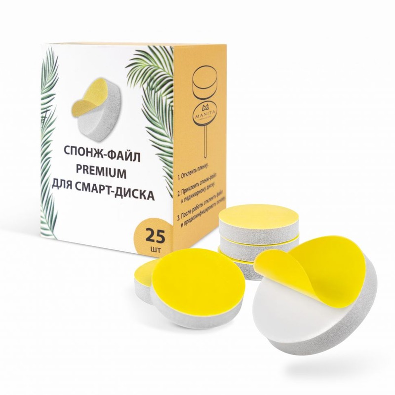 MANITA Сменные Спонж-файлы L 25шт