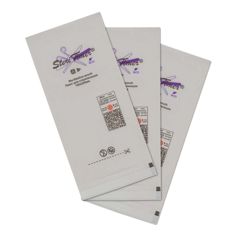 STERITIMER Крафт-пакет БЕЛЫЕ ECO Комби 100*200 100шт