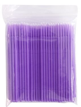 Микробраши NailArt Фиолетовые 1,5мм 100шт