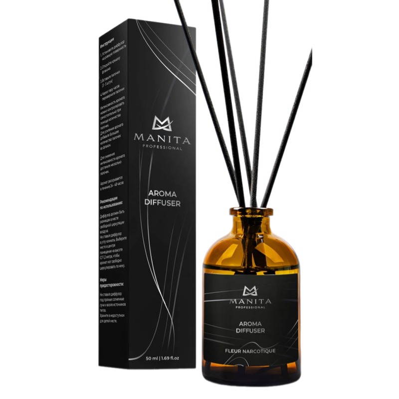 MANITA PROFESSIONAL Диффузор AROMA DIFFUSER FLEUR NARCOTIQUE 50 ml