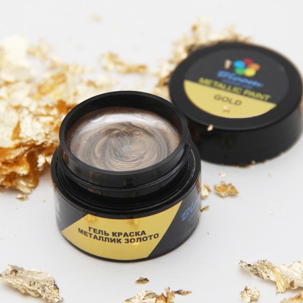 Bloom Гель-краска МЕТАЛЛИК золото 5мл