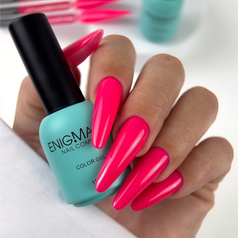 Гель лак Enigmanic Hot Pink, 10 мл